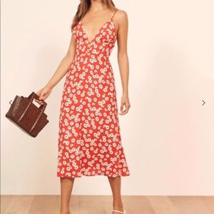 Reformation Montague Dress in Oopsie Daisy